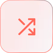 Rounded square shape with light gray color and a subtle green border.