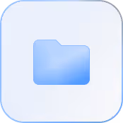 Rounded square shape with light gray color and a subtle green border.