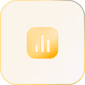 Rounded square shape with light gray color and a subtle green border.