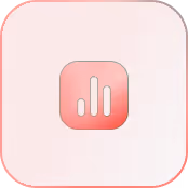 Rounded square shape with light gray color and a subtle green border.