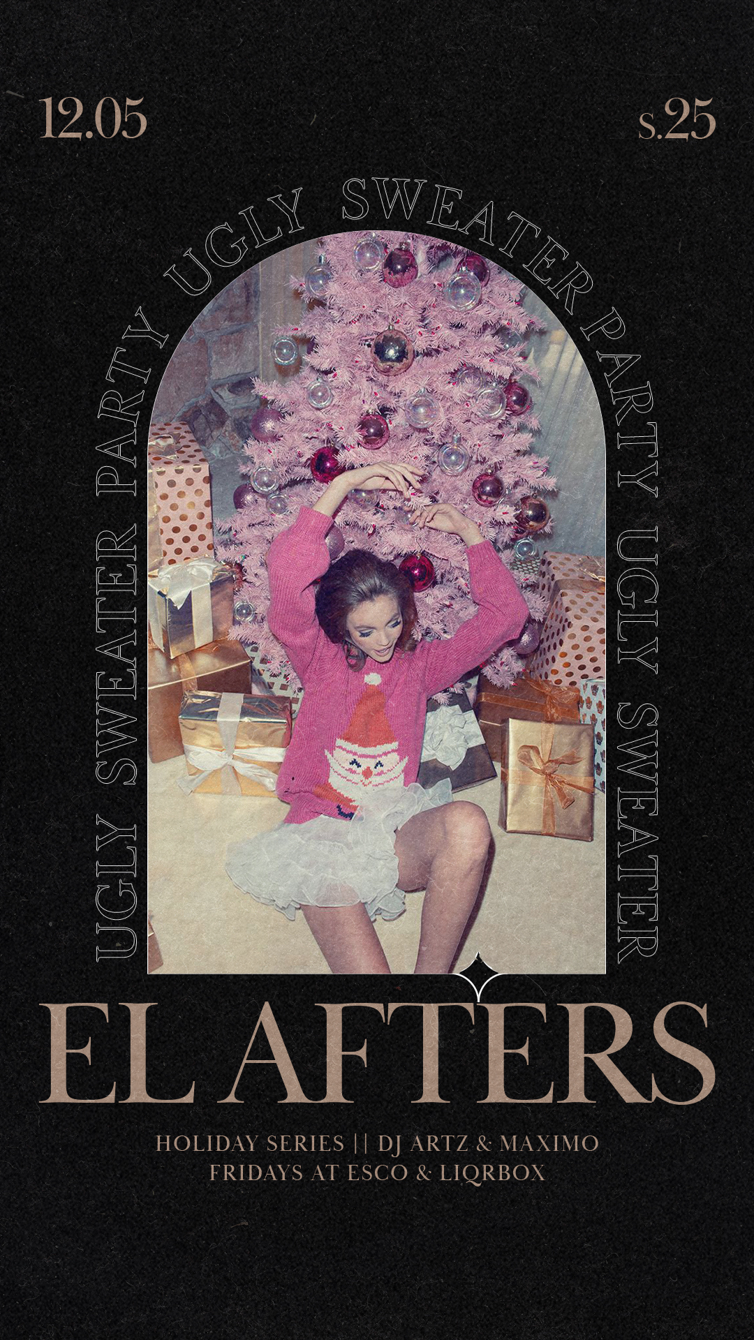UGLY SWEATER PARTY: "ESCO X LIQR: EL AFTER" HOLIDAY SERIES