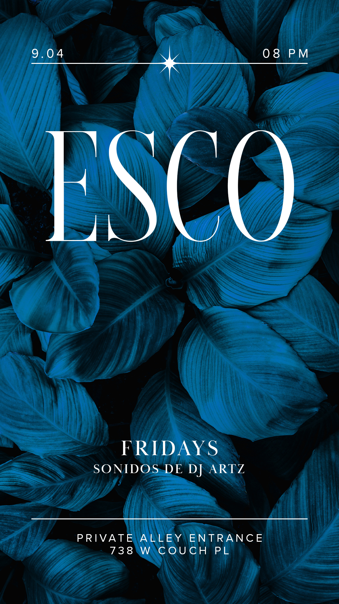 ESCO FRIDAYS with DJ ARTZ
