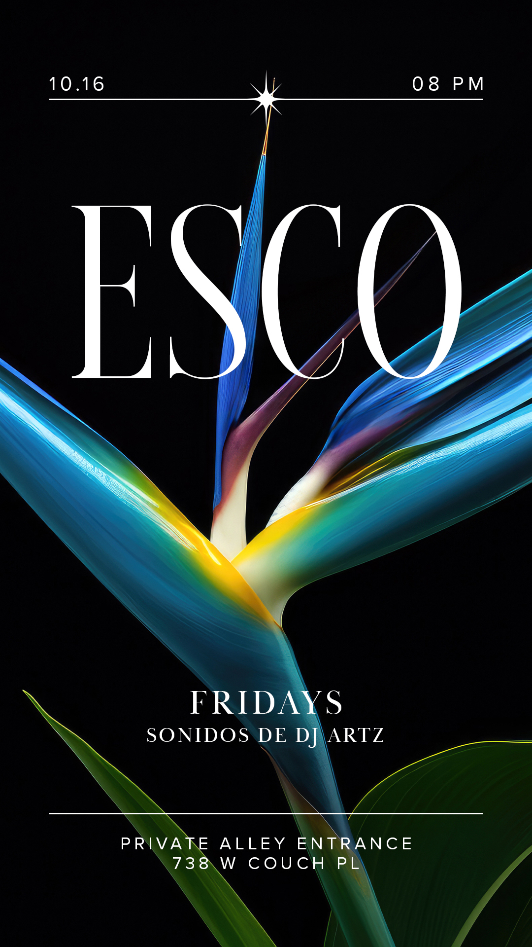ESCO FRIDAYS with DJ ARTZ