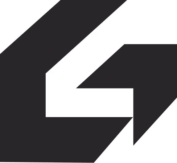 Bright green arrow pointing diagonally upward to the right with a zigzag design.