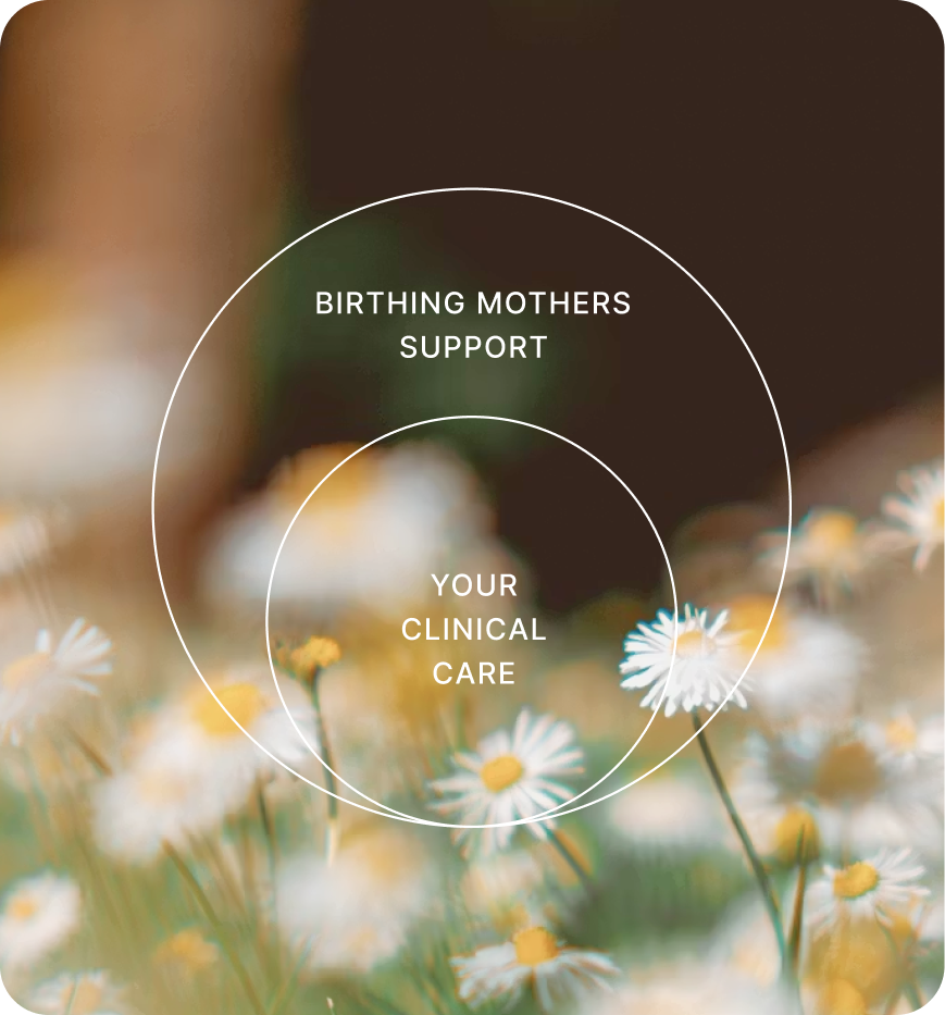 Birthing mothers support surrounding your clinical care