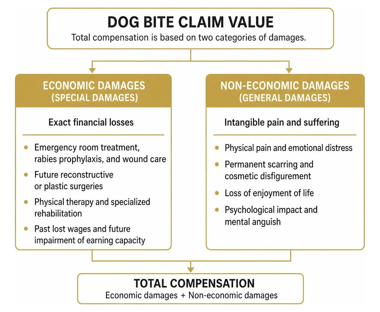 economic vs non-economic dog bite damages breakdown economic vs non-economic dog bite damages breakdown