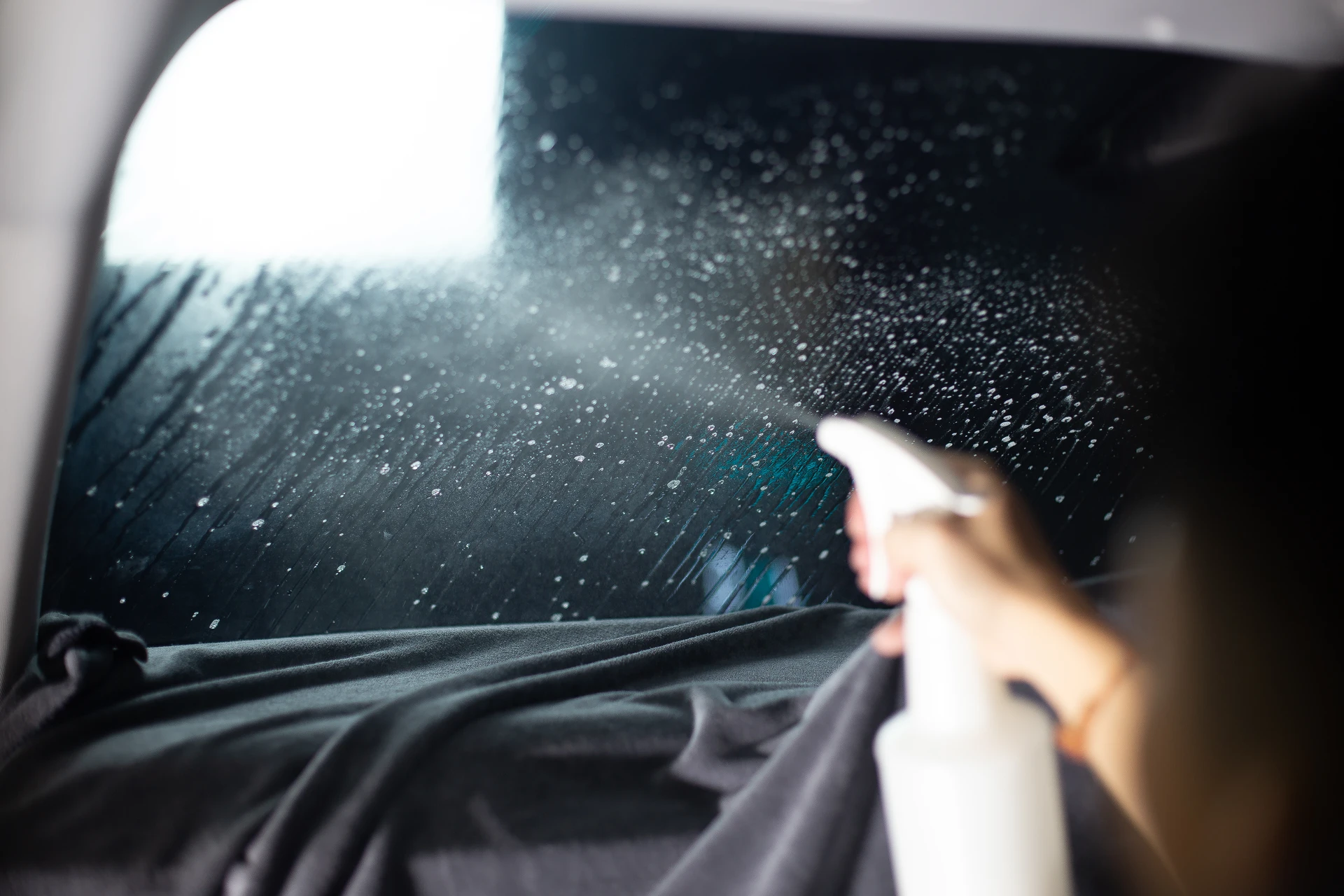 Installation of window tint by 3M certified installer.