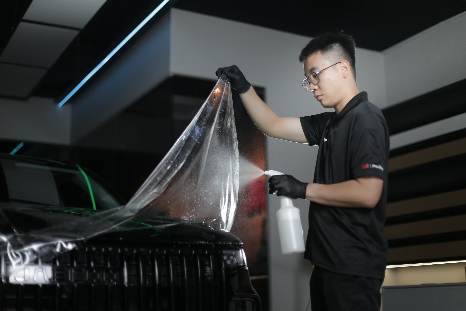 Installation of 3M Paint Protective Film (PPF) by certified installer