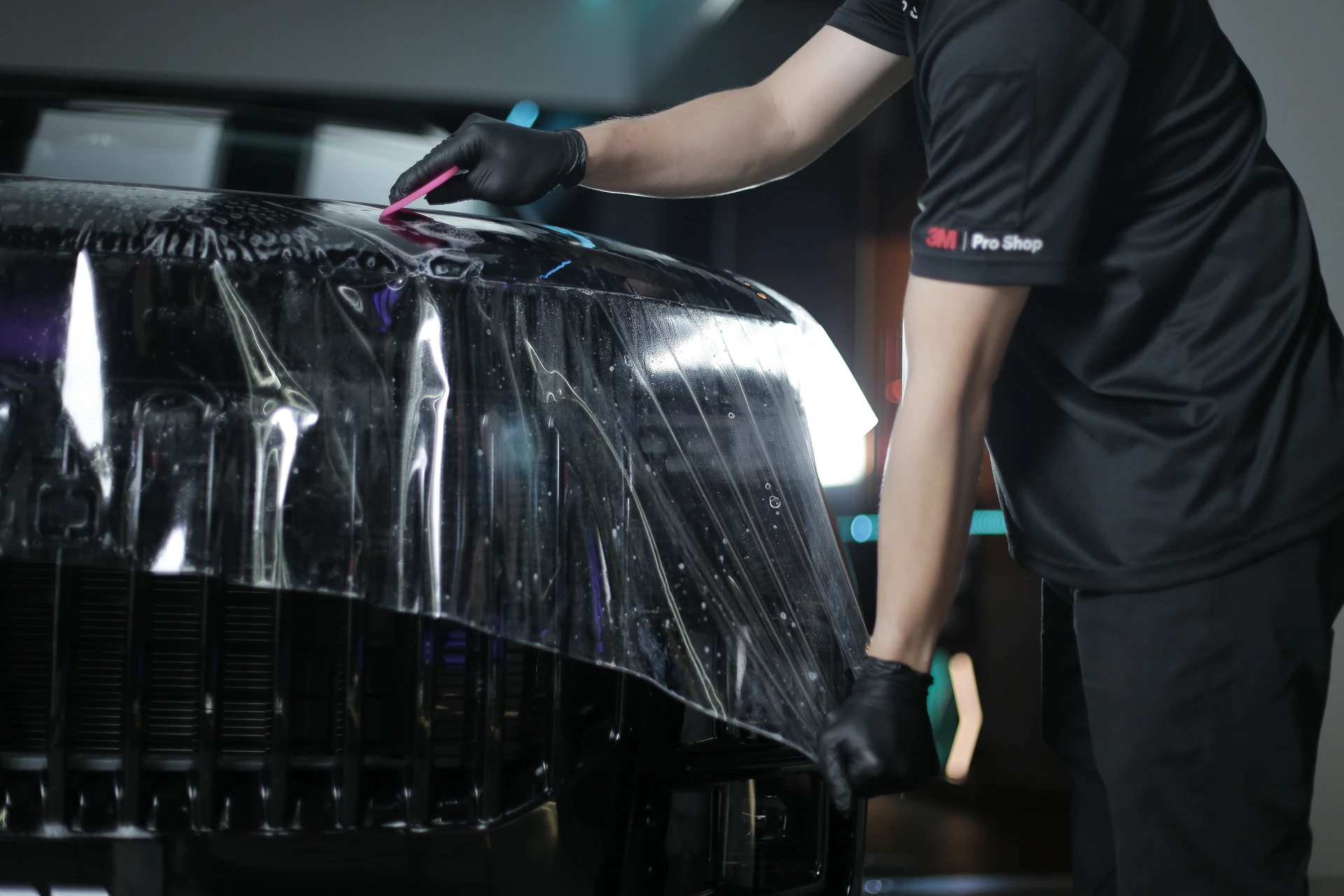 Installation of 3M Paint Protective Film (PPF) by certified installer