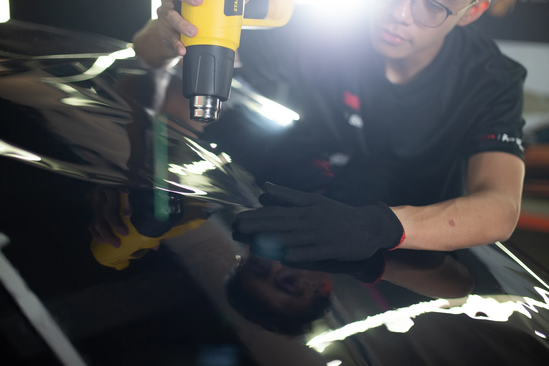 Installation of 3M window tint by certified installer