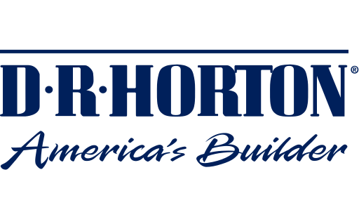 D R Horton logo with the tagline America's Builder in blue text.
