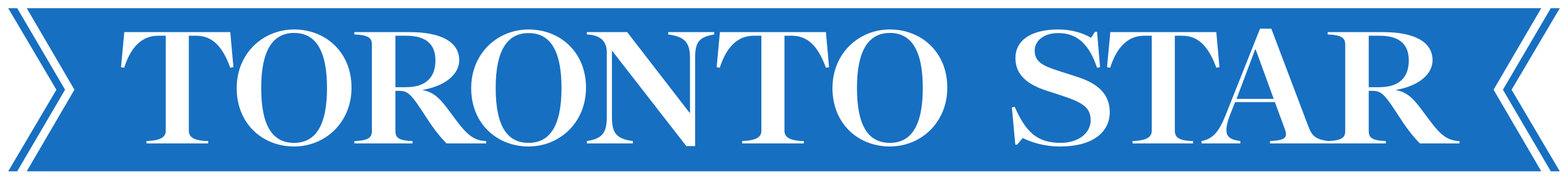 Toronto Star logo with white text on a blue banner background.