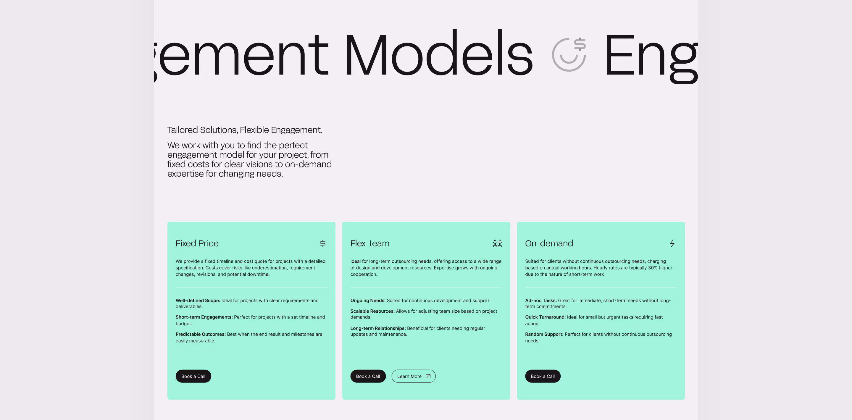 Mockups in desktop and mobile devices of Brightscout website.