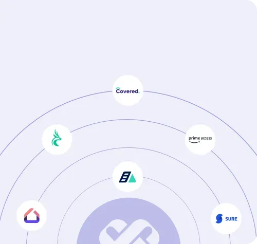 Visual representation of Esusu’s Financial Health ecosystem with connected partner logos, symbolizing tools and resources for better financial wellness.”