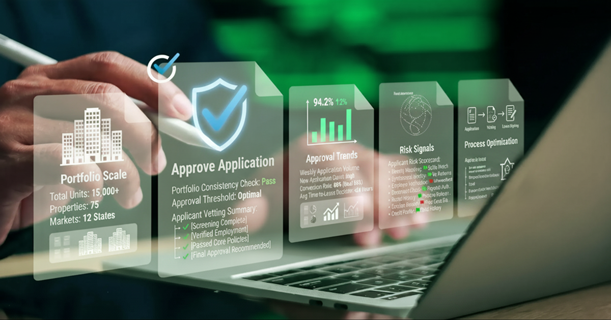 A multifamily operations team using verification insights to make faster and more consistent leasing decisions across properties.