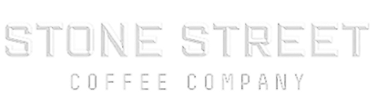 Logo with text Stone Street Coffee Company in bold uppercase letters.