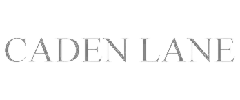 Text logo reading 'CADEN LANE' in a serif font with a metallic silver texture.