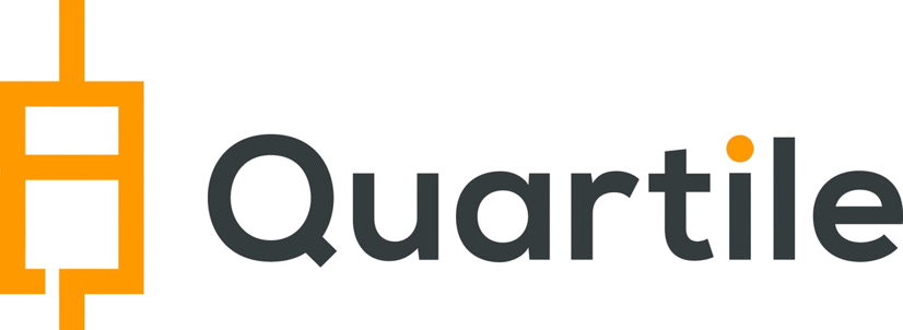 Quartile company logo with an orange stylized symbol and the word 'Quartile'.