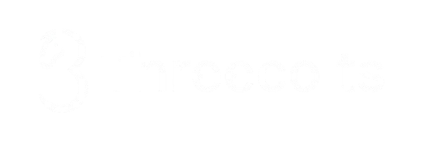 Threecolts company logo featuring a stylized number 3 with a horse head integrated and the word 'Threecolts' in white text on a black background.