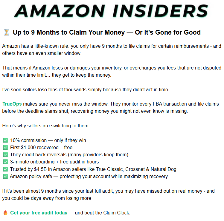 Advertisement for StackInfluence showing a phone with influencer content and text stating 'They buy. They try. They share.' emphasizing influencer marketing benefits for Amazon brands.