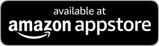 Available at Amazon Appstore badge with Amazon smiling arrow logo.