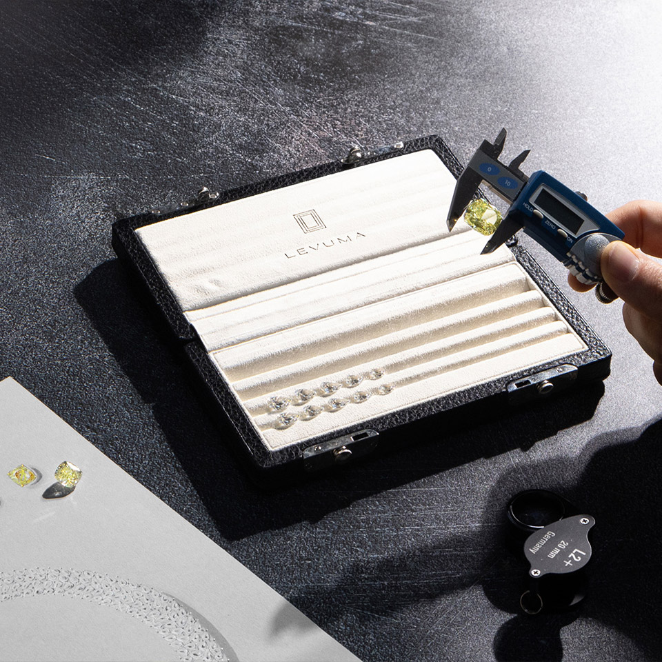 Levuma Bespoke Jewellery process, emphasizing superior craftsmanship.