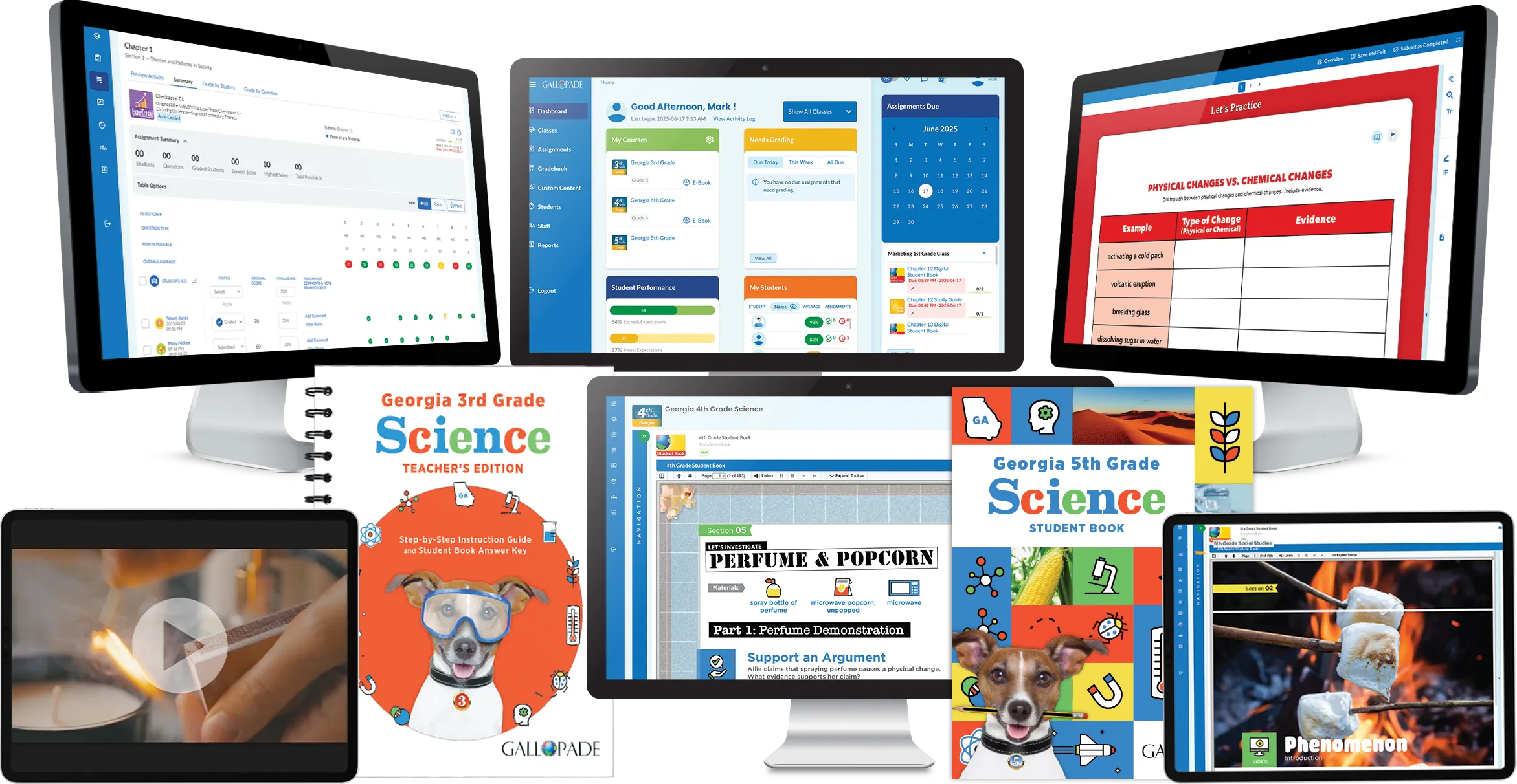 Gallopade science instructional platform