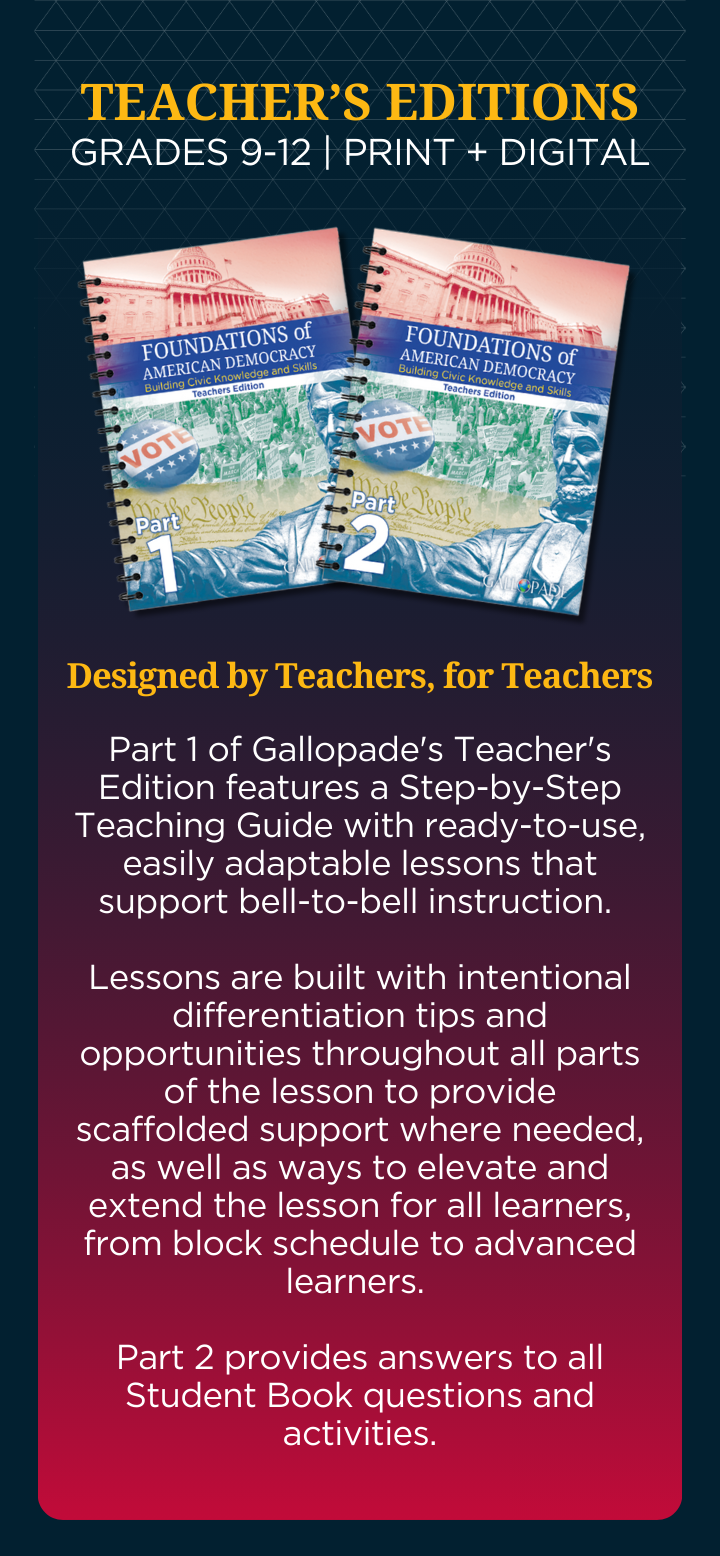 Teacher's Editions Grades 9-12