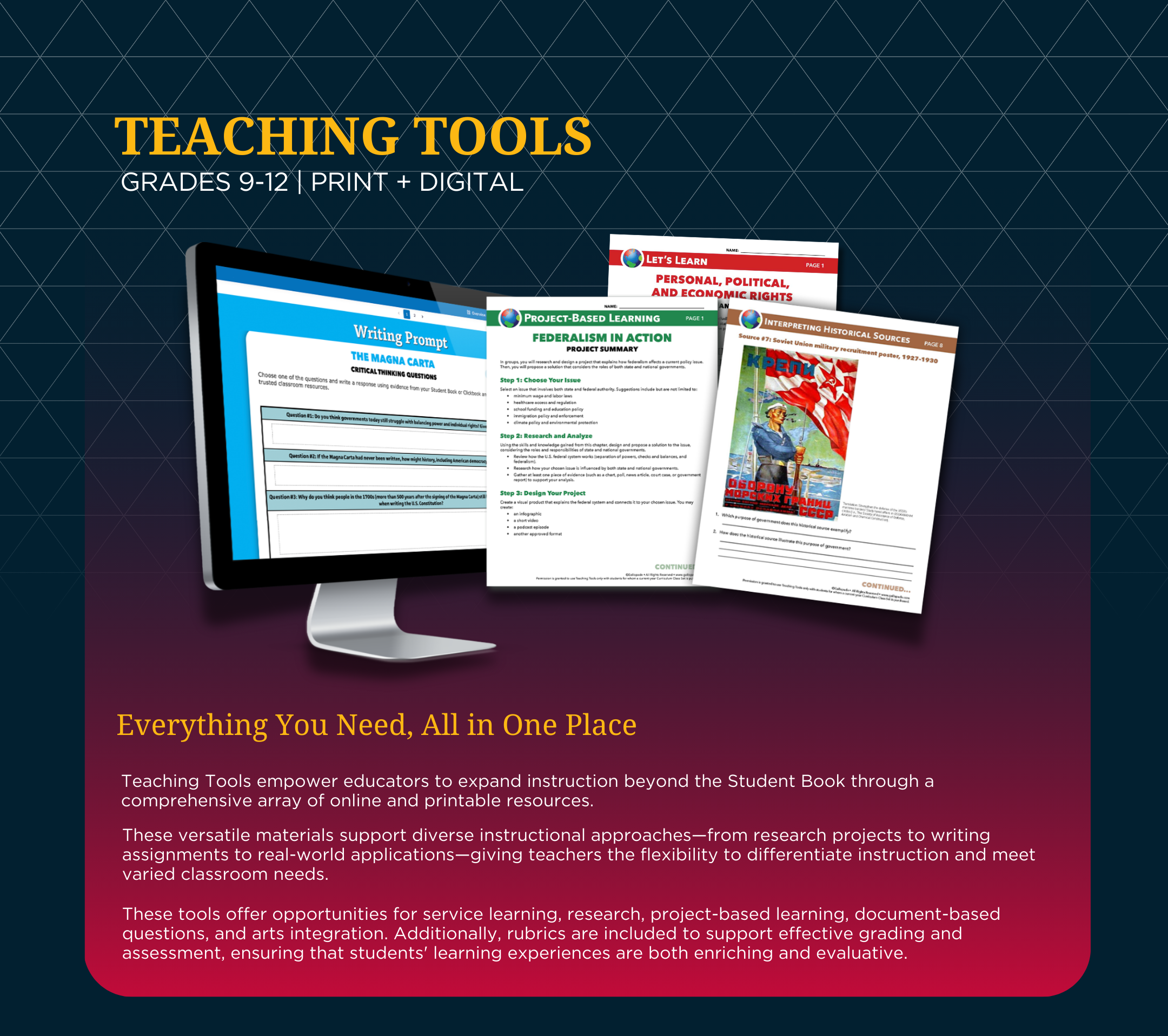 Teaching Tools Grades 9-12