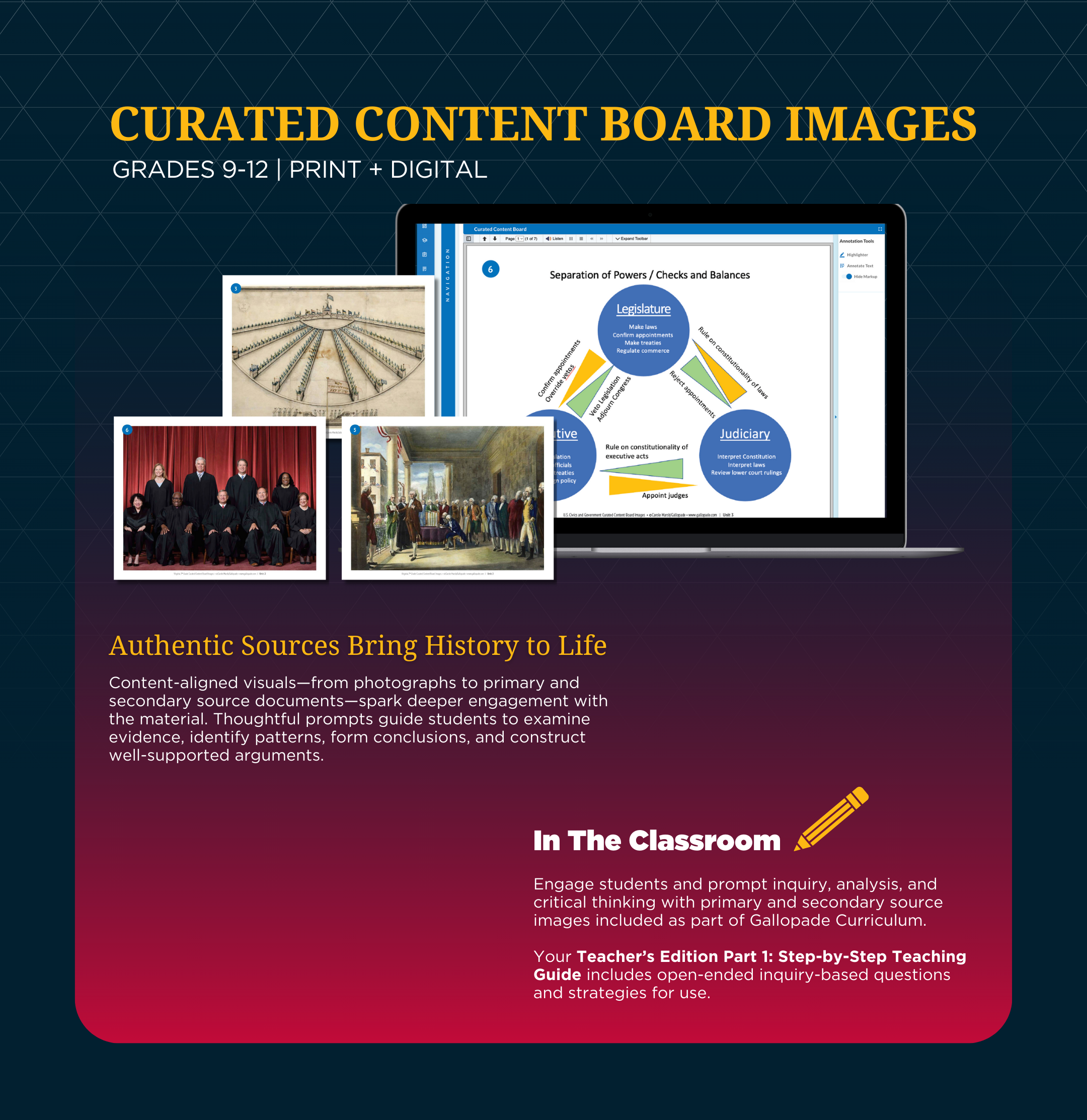 Curated Content Board Images Grades 9-12