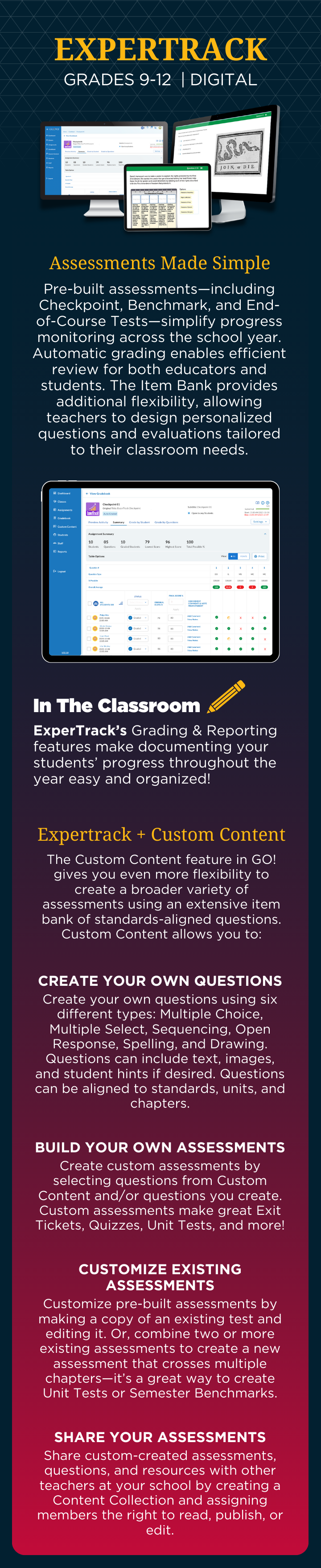 Expert Track Grades 9-12