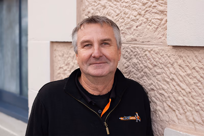 John Dunne, Senior Technician at Tasmanian Mobile Locksmiths