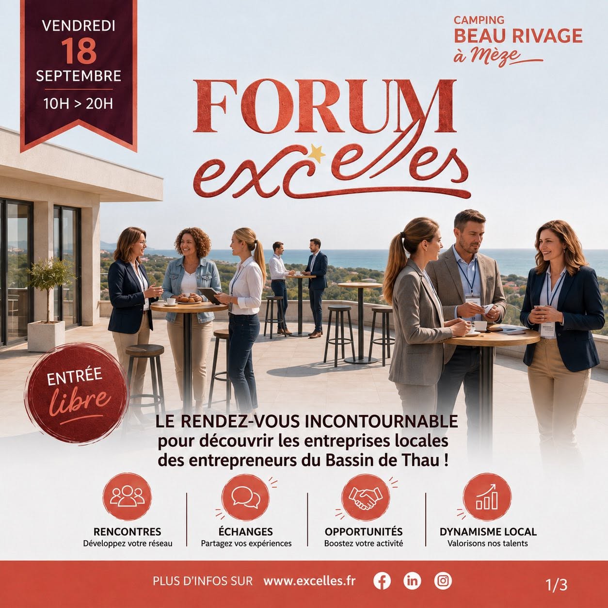 Forum Exc'elles 2026 - Exposants inscrivez-vous!
