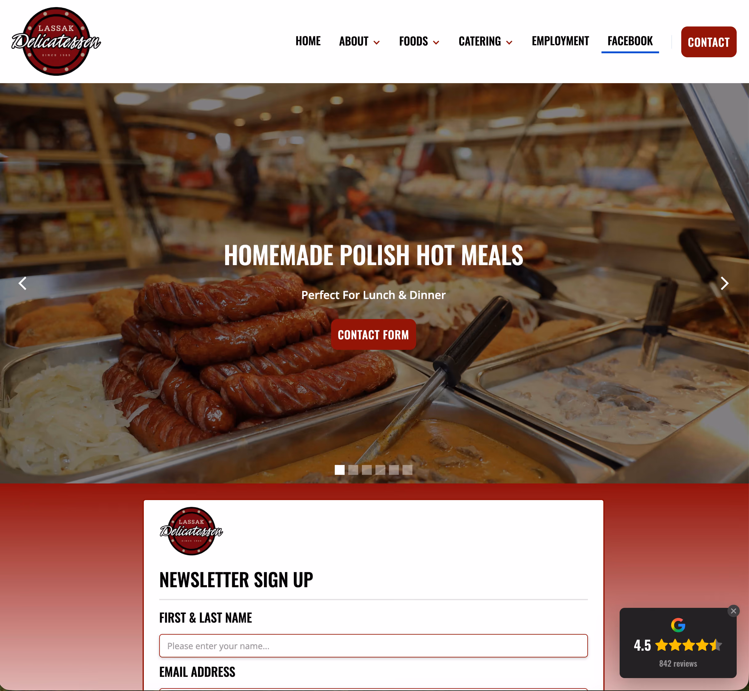 lassak-delicatessen-website