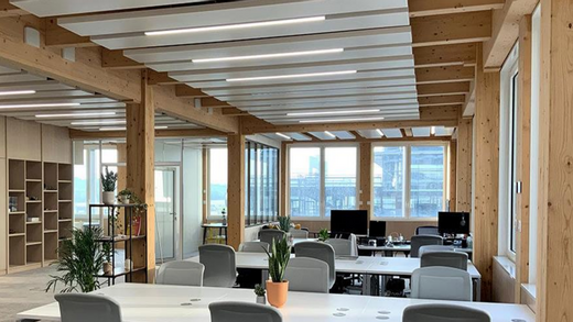 Intérieur des locaux B-to à Bordeaux