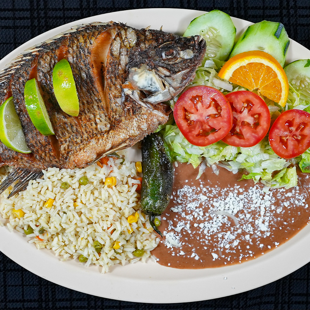 fried mojarra