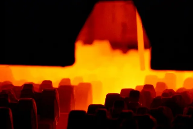 Molten metal in furnace