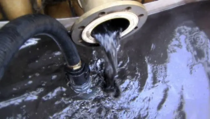 Waste Stream form a nitric acid plant storage tank