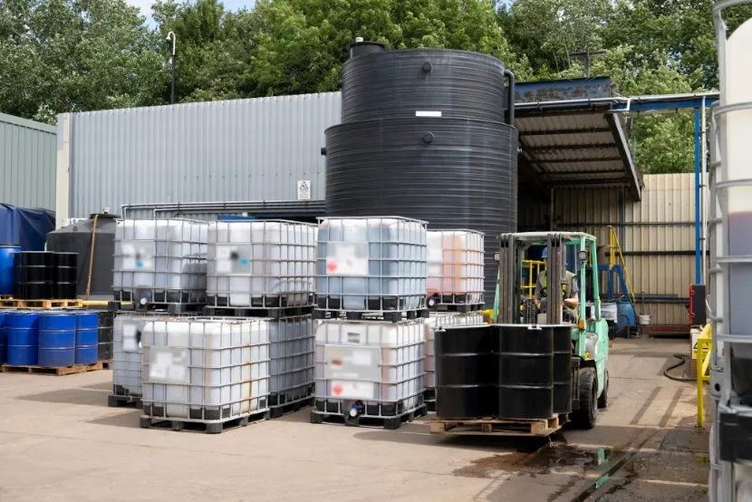 Liquid storage facility at RSbruce facility