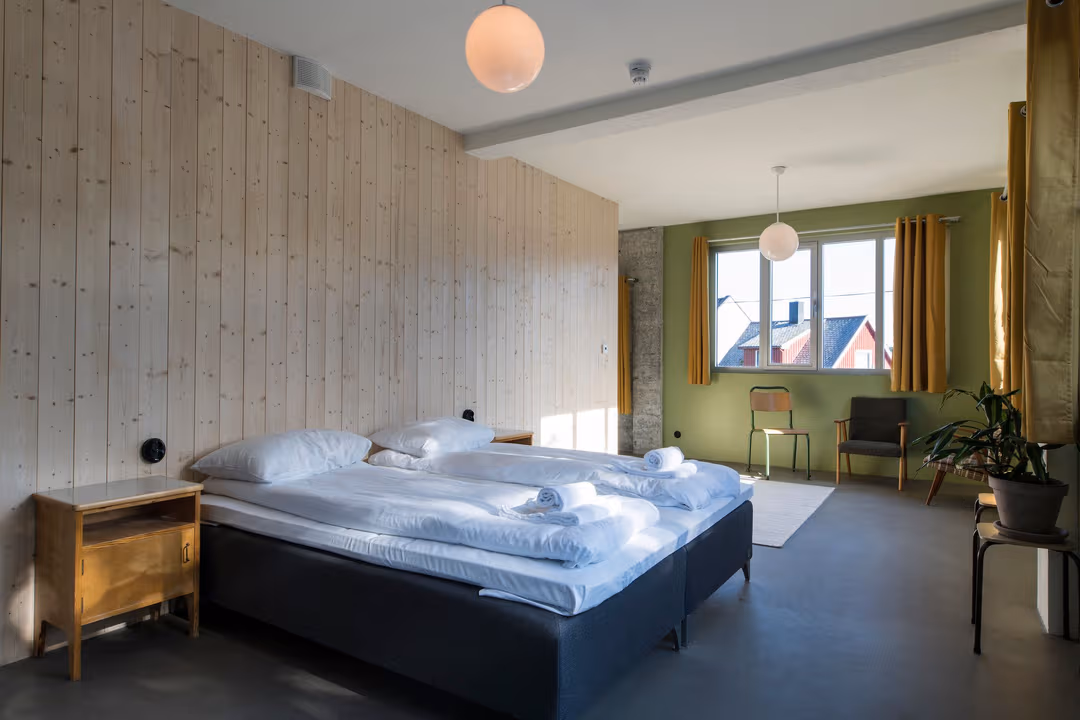 cozy guest room for bed & breakfast