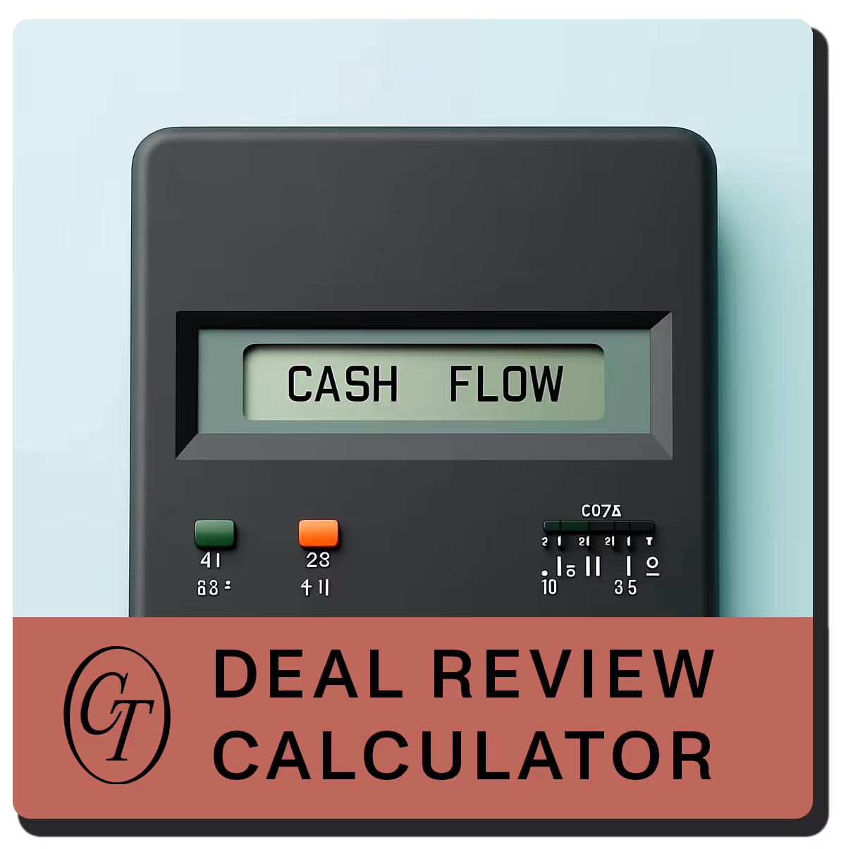 Deal Review Calculator Learn how to quickly evaluate any deal with my deal review calculator. You'll get a quick snapshot of the cash flow, sales multiple, and yearly cash-on-cash return. You'll know in seconds whether to pass or pursue the deal.