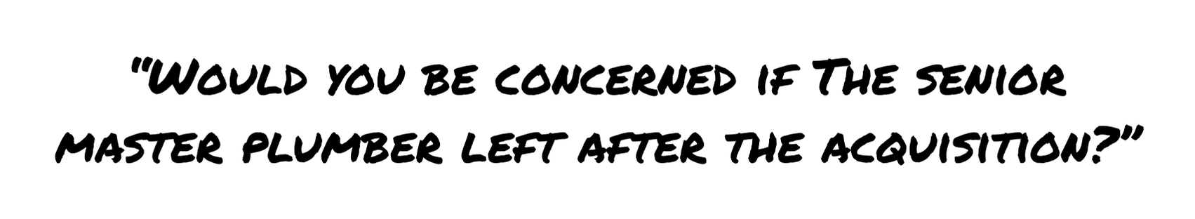 WOULD YOU BE CONCERNED IF