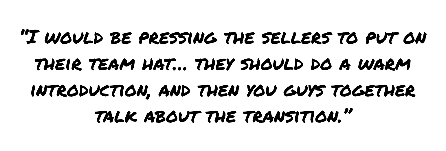 I WOULD BE PRESSING THE SELLERS TO