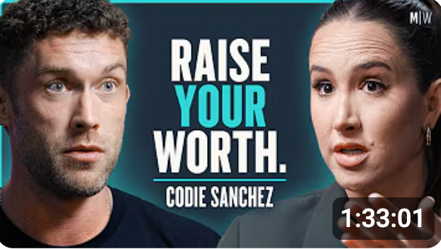Codie Sanchez on Chris Williamson's Modern Wisdom Podcast