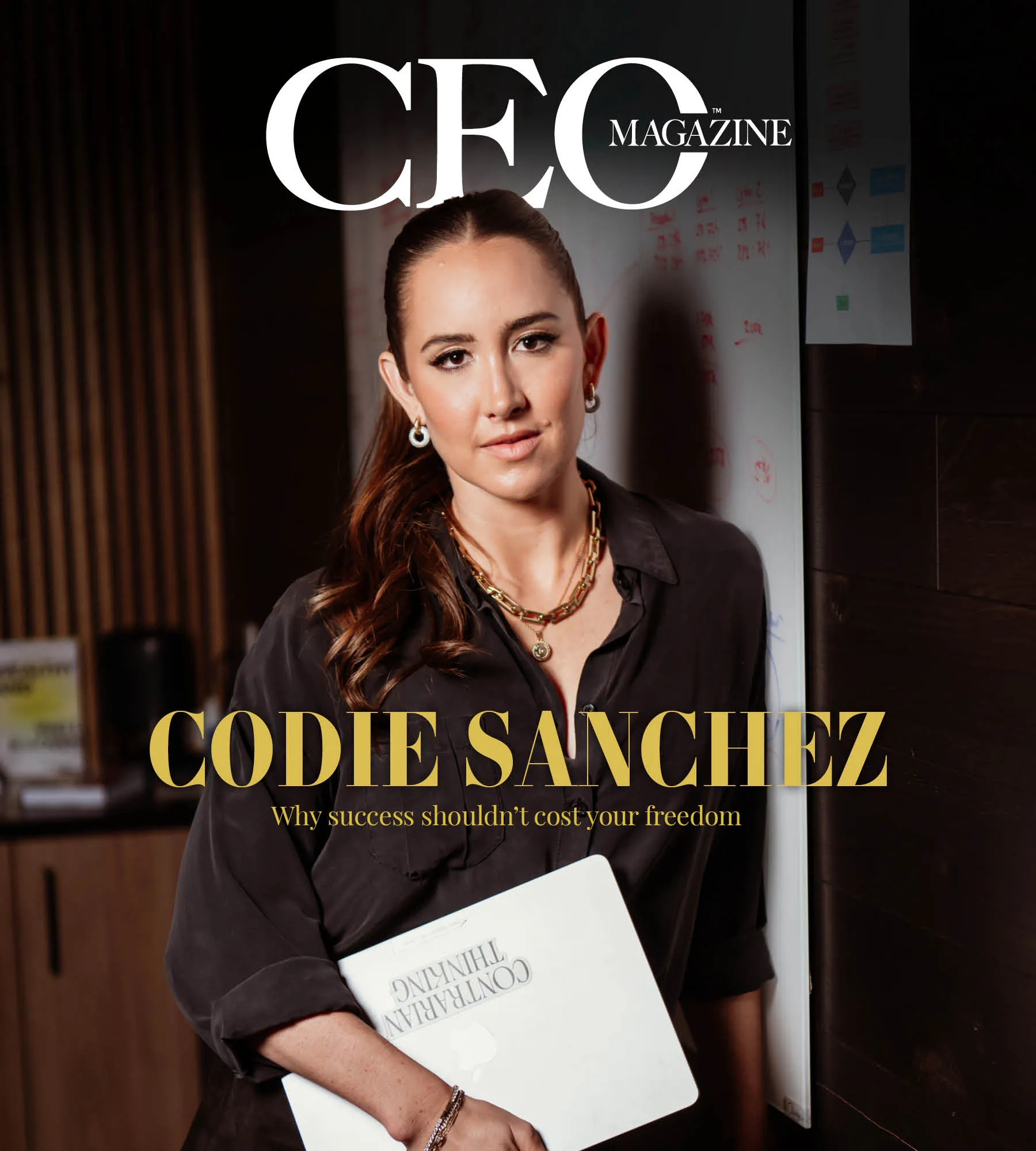Codie Sanchez on the cover of CEO magazine