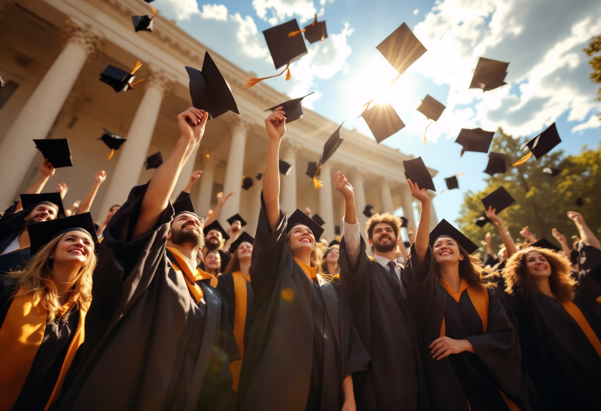 image of university graduation ceremony