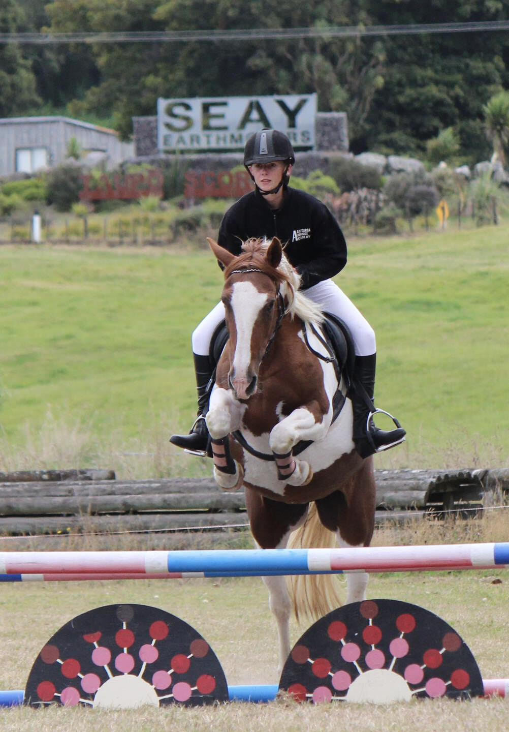 image of teacher with students