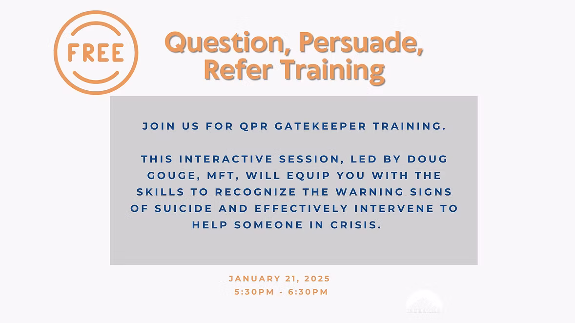 How to Help Someone in Crisis: A Vital Workshop at Lonerock Clinic