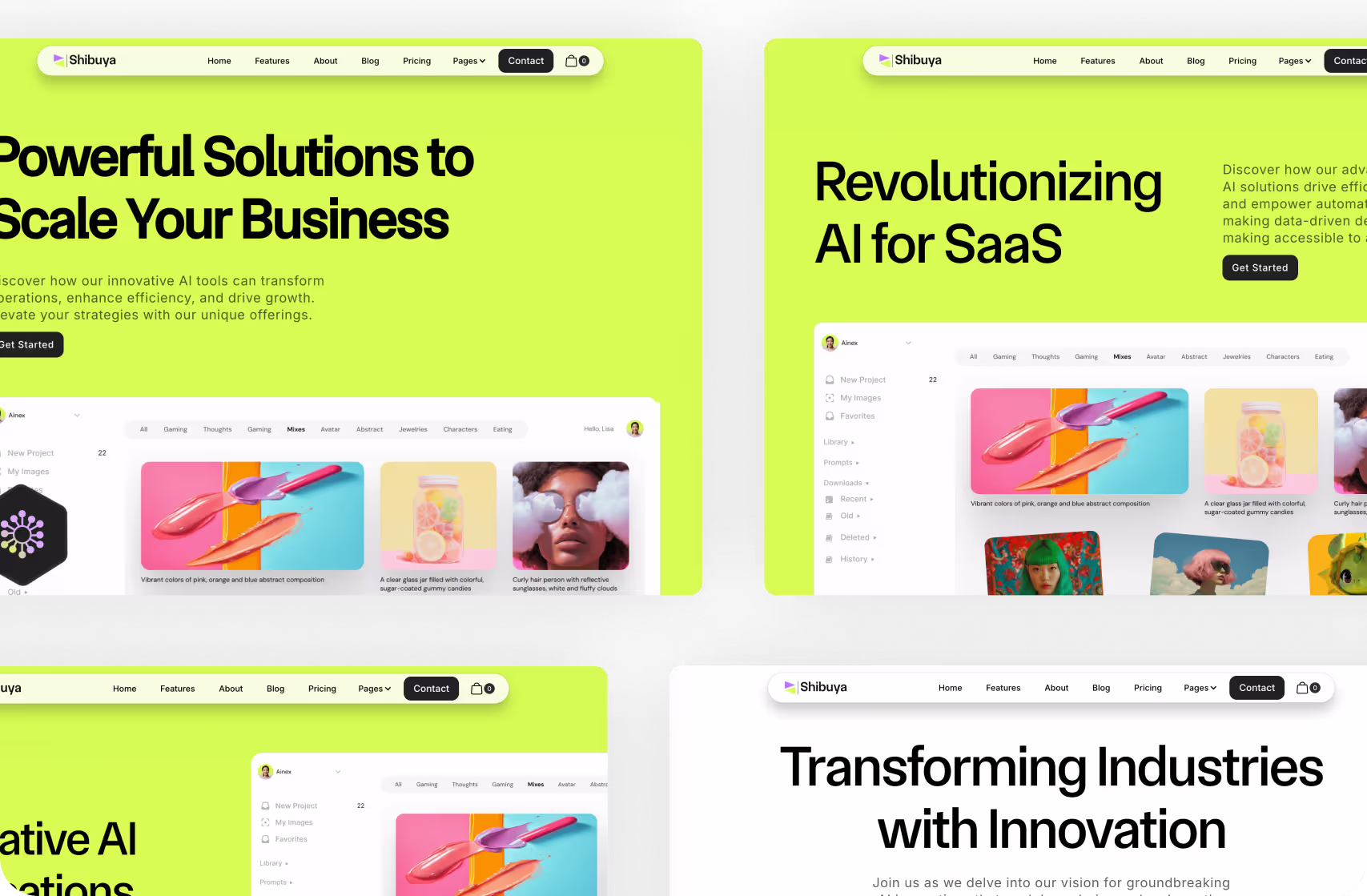 Saas Webflow Template - Shibuya - Designed by Azwedo.com and Wedoflow.com