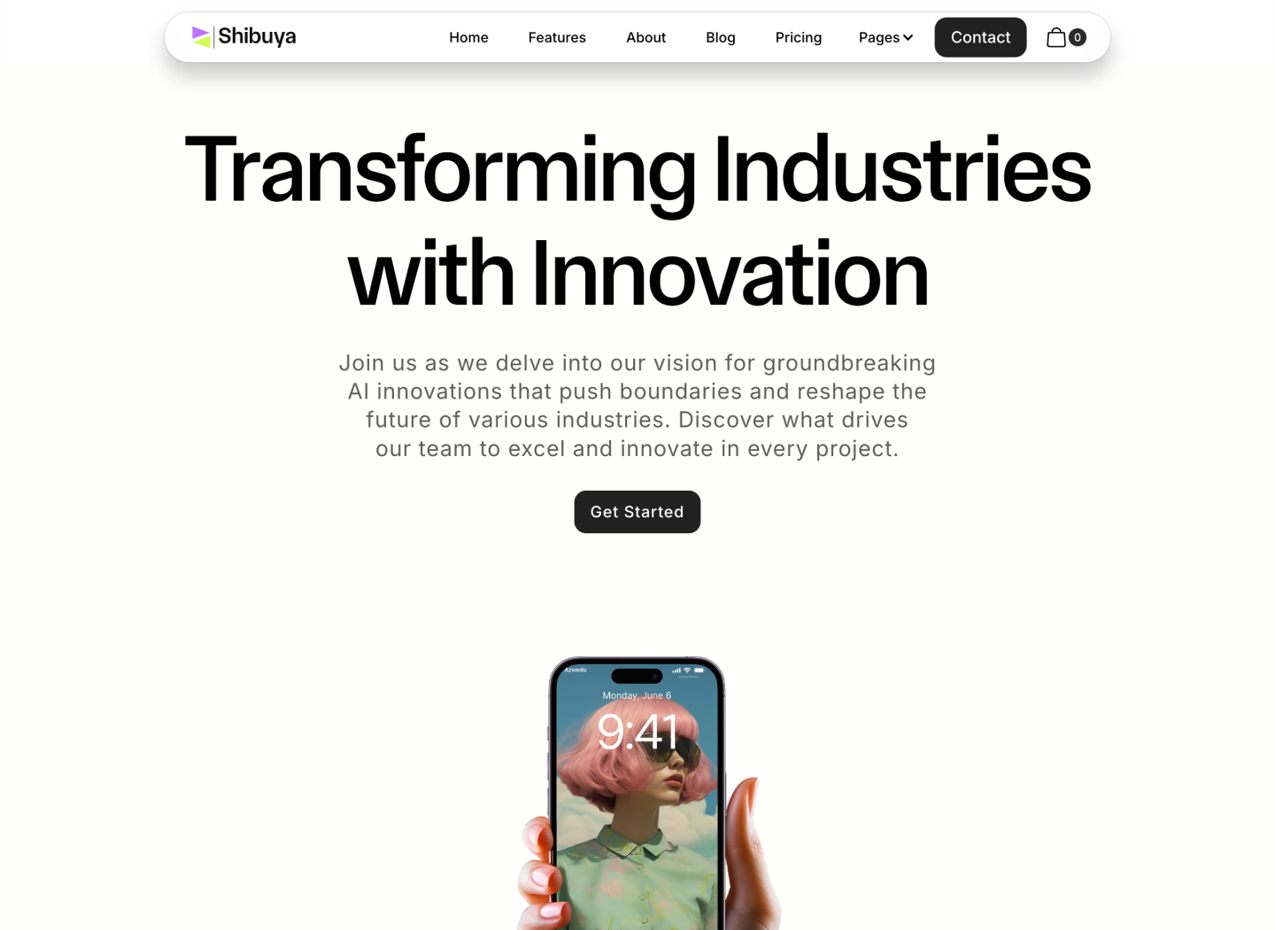 Saas Webflow Template - Shibuya - Designed by Azwedo.com and Wedoflow.com